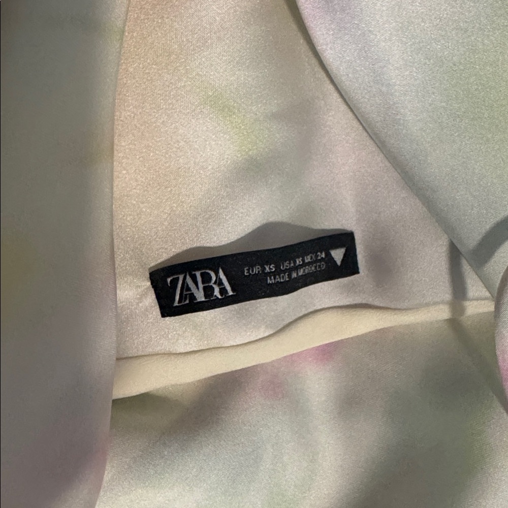 Zara Pastel Tie-Dye Slip Dress in Yellow, Pink and pastel green - Picture 5 of 5